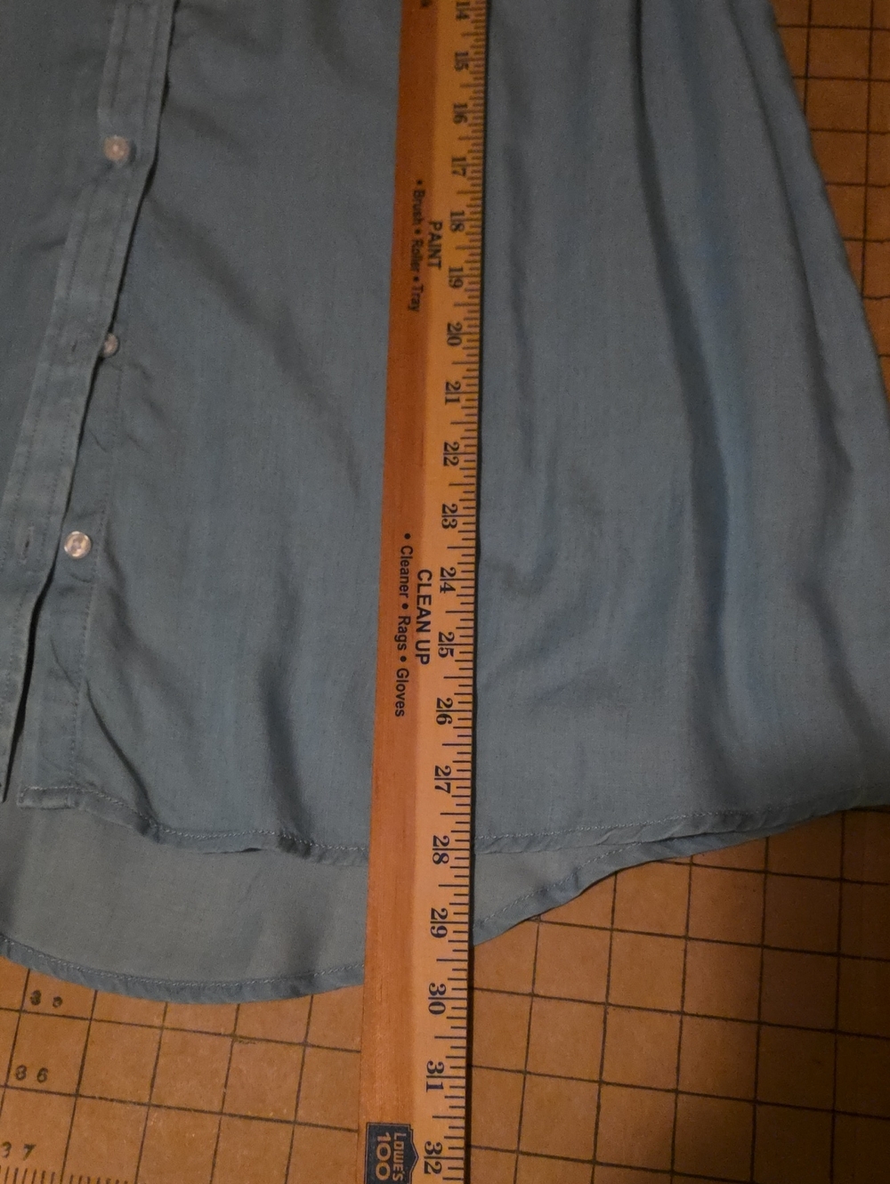 Crown & Ivy Casual Light Blue Button Down Long Sleeve Shirt Sz 1X NWT - Picture 7 of 8